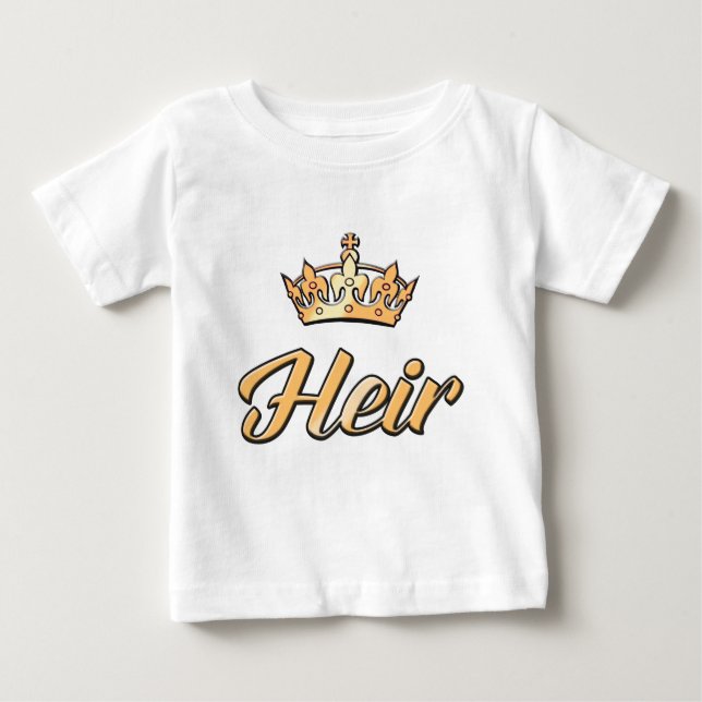 Camiseta De Bebé El HEIR para ir con el SPARE (Anverso)