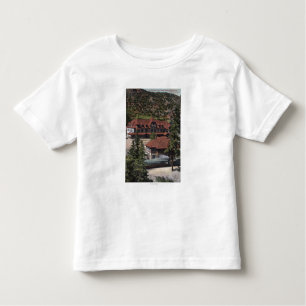 Camiseta De Bebé El hierro salta estación y hotel del camino del