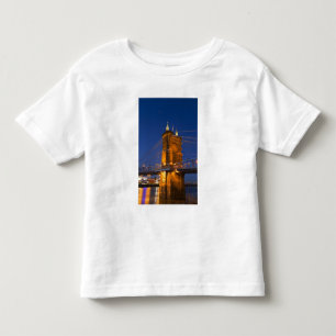 Camiseta De Bebé El horizonte de Cincinnati, Ohio, EE. UU. al anoch