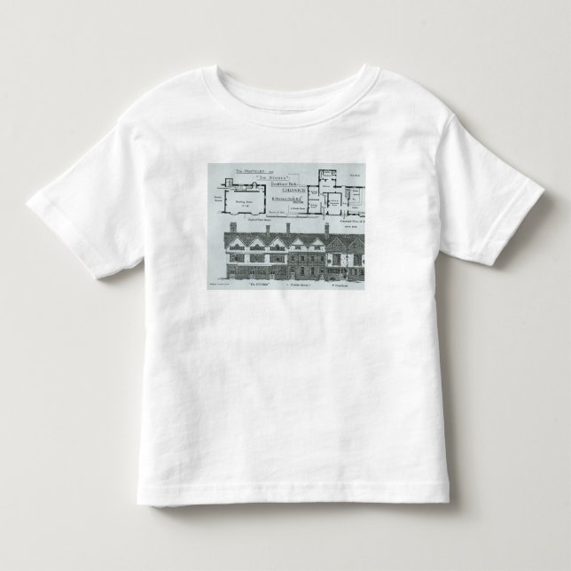 Camiseta De Bebé El Hostelry y las tiendas (Anverso)