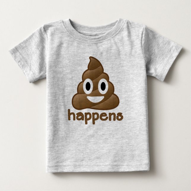 Camiseta De Bebé El impulso de la emoji sucede (Anverso)
