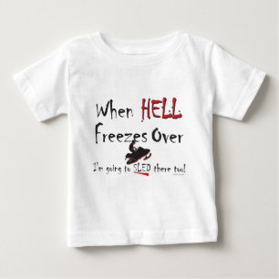 Camiseta De Bebé EL-INFIERNO-SE-CONGELA-sobre-cenizas-[Conver