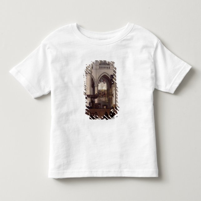 Camiseta De Bebé El interior de Oude Kerk, Amsterdam, c.1660 (Anverso)