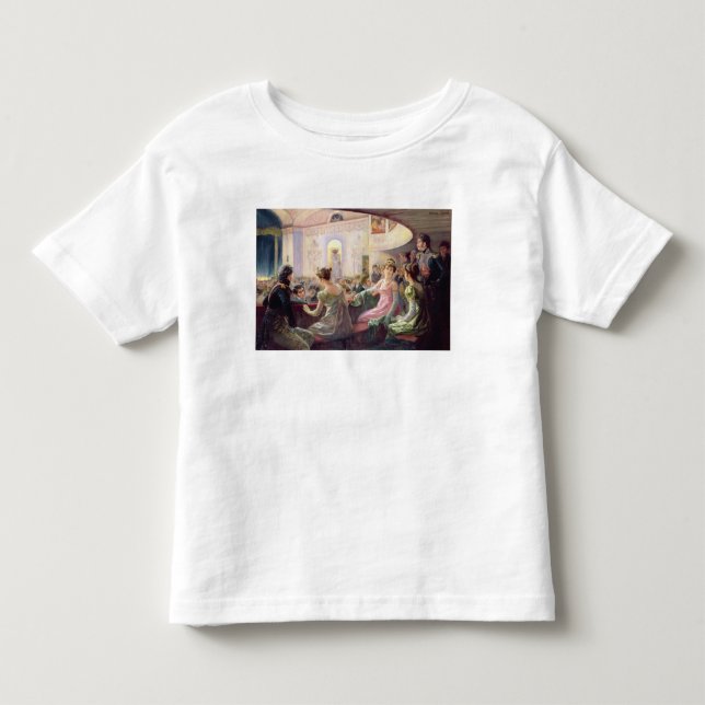 Camiseta De Bebé El intervalo en el teatro (Anverso)