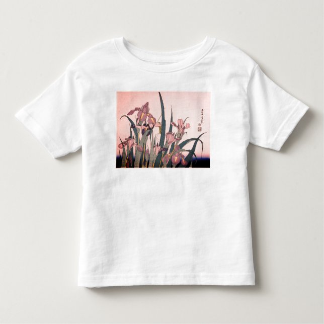 CAMISETA DE BEBÉ EL IRIS JAPONÉS COMO CHICA DE TODDLER NOMBRE PERSO (Anverso)