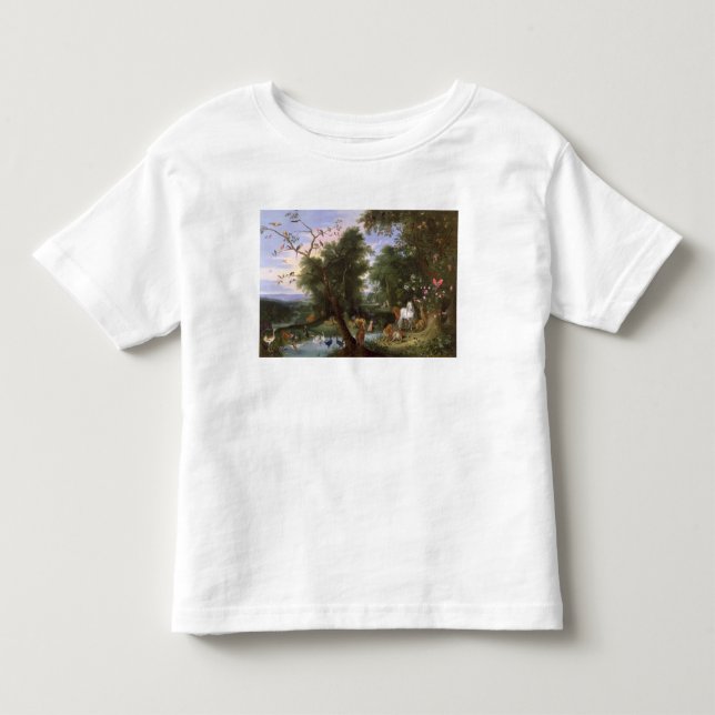 Camiseta De Bebé El jardín de Eden, 1659 (Anverso)