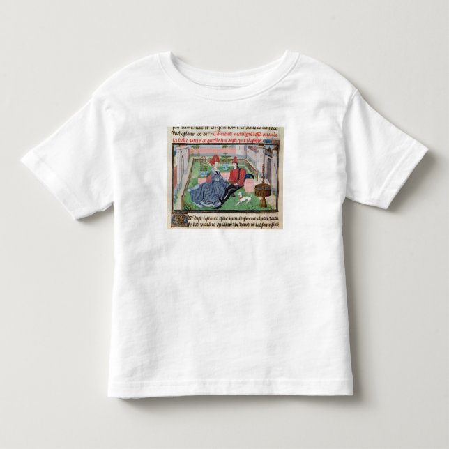 Camiseta De Bebé El jardín del amor (Anverso)