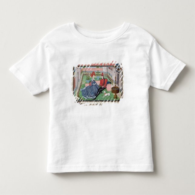 Camiseta De Bebé El jardín del amor (Anverso)