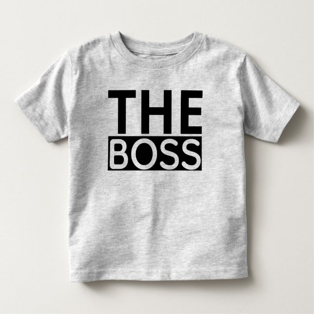 Camiseta De Bebé El Jefe Toddler T-Shirt (Anverso)