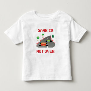 Camiseta De Bebé El juego no termina con el videojuego Pixelado