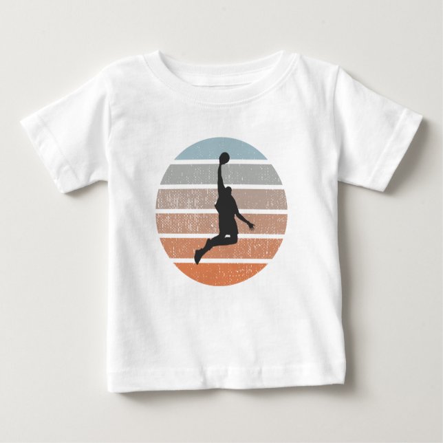 Camiseta De Bebé El jugador de baloncesto (Anverso)