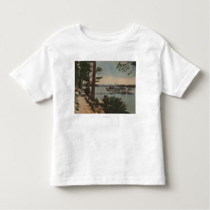Camiseta De Bebé El lago Tahoe, CA - opinión esmeralda de la bahía