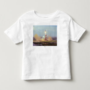 Camiseta De Bebé El lanzamiento de Saturn IB del proyecto de la