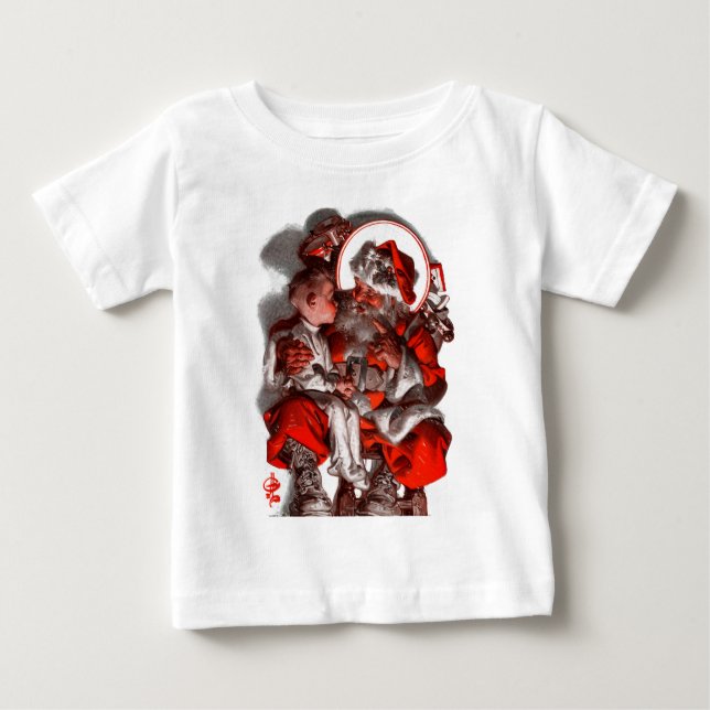Camiseta De Bebé El laúd de Santa (Anverso)