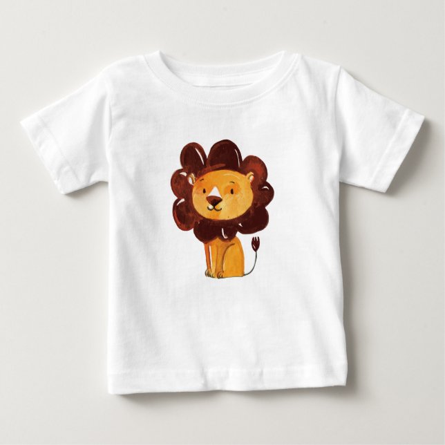 Camiseta De Bebé El león (Anverso)