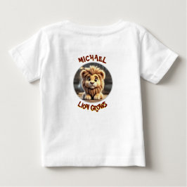 Camiseta De Bebé El león crece