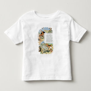 Camiseta De Bebé El león del envejecimiento, de las fábulas