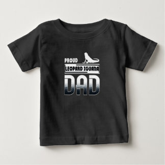 Camiseta De Bebé El leopardo orgulloso Iguana Dad