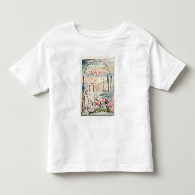 Camiseta De Bebé El libro de Thel; Página de título, 1789 (Anverso)