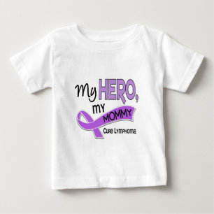 Camiseta De Bebé El linfoma de Hodgkin MI HÉROE MI MAMÁ 42