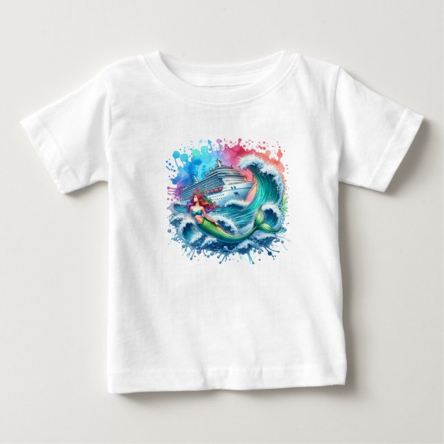 Camiseta De Bebé El llamado de la sirena (Anverso)