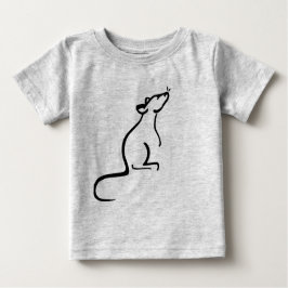 Camiseta De Bebé El logo de A Rat's World onsie