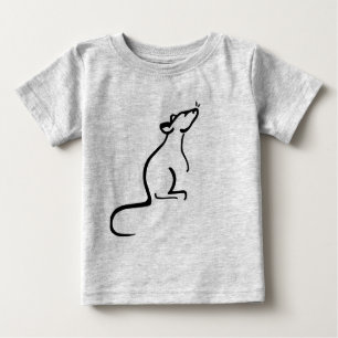 Camiseta De Bebé El logo de A Rat's World onsie