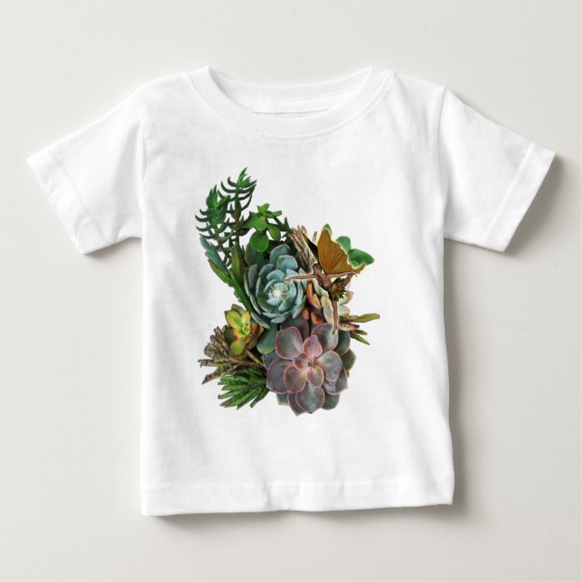 Camiseta De Bebé El magnífico diseño del jardín (Anverso)