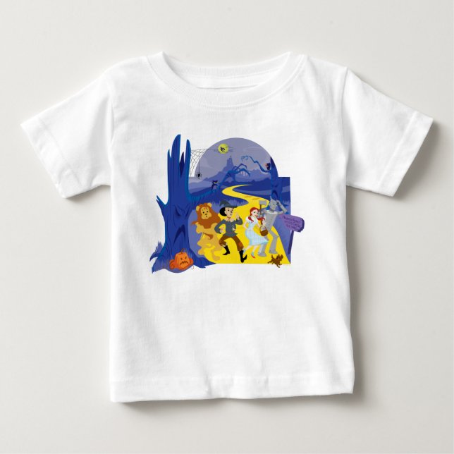 Camiseta De Bebé El Mago De Oz™ | Bosque Embrujado de Halloween (Anverso)