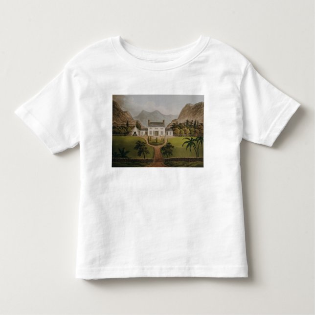 Camiseta De Bebé El Mal-Maison de Bonaparte en St. Helena, 1821 (Anverso)