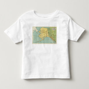 Camiseta De Bebé El mapa de McNally del rand de Alaska