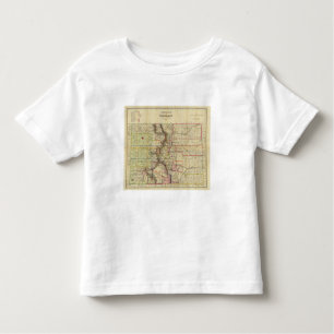 Camiseta De Bebé El mapa de Thayer de Colorado 2