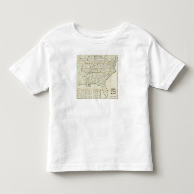 Camiseta De Bebé El mapa histórico de la guerra (Anverso)