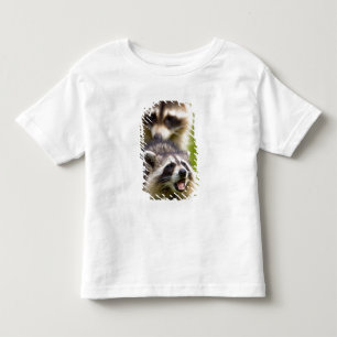 Camiseta De Bebé El mapache, Procyon lotor, es un mamífero omnívoro