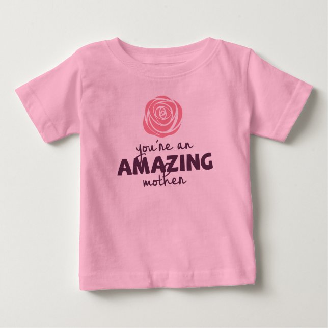 Camiseta De Bebé El maravilloso Día de la Madre | Bodysuit (Anverso)