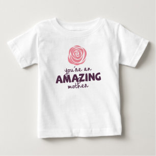 Camiseta De Bebé El maravilloso Día de la Madre   Ruffle Tee