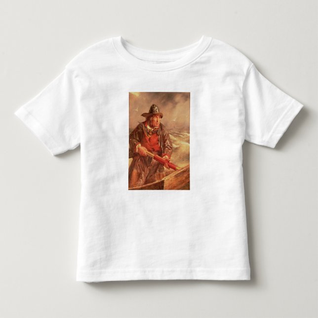 Camiseta De Bebé El marino (Anverso)
