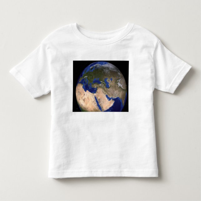 Camiseta De Bebé El mármol azul de la nueva generación Tierra 2 (Anverso)