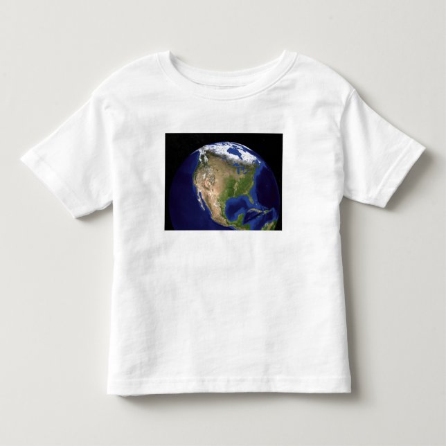 Camiseta De Bebé El mármol azul de la nueva generación Tierra 4 (Anverso)