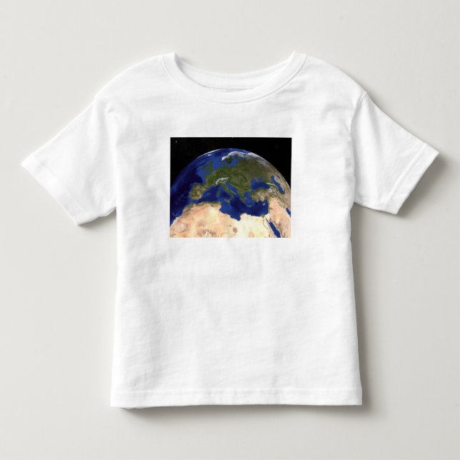 Camiseta De Bebé El mármol azul de la nueva generación Tierra 7 (Anverso)