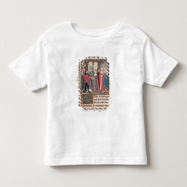 Camiseta De Bebé El matrimonio de Philippe Auguste Rey de Francia (Anverso)