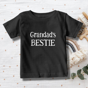 Camiseta De Bebé El mejor amigo de abuelo, lindo