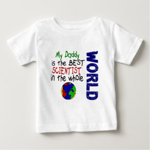 Camiseta De Bebé El mejor científico en el mundo 2 (papá)