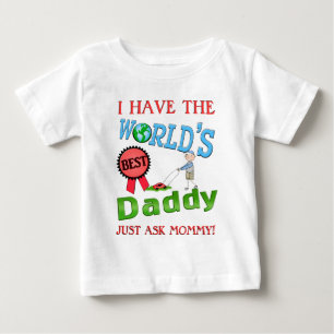 Camiseta De Bebé El mejor día de padre del papá