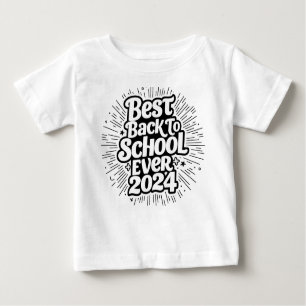 Camiseta De Bebé El Mejor Diseño De Vuelta A La Escuela En 2024