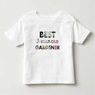 Camiseta De Bebé El mejor jardinero Rosas de 3 años