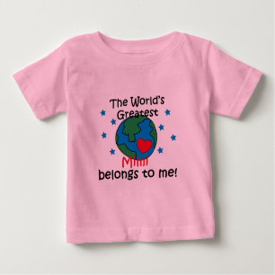 Camiseta De Bebé El mejor Mimi pertenece a mí