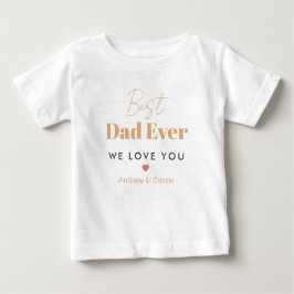 Camiseta De Bebé El mejor padre de la historia