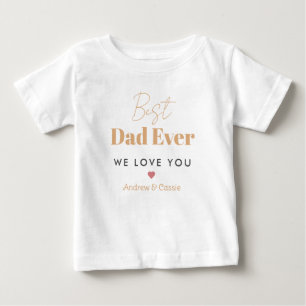 Camiseta De Bebé El mejor padre de la historia