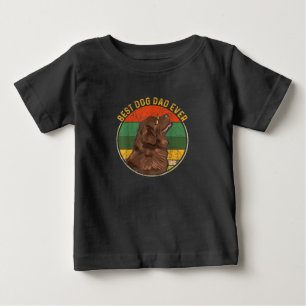 Camiseta De Bebé El mejor padre del perro de Nueva Zelanda